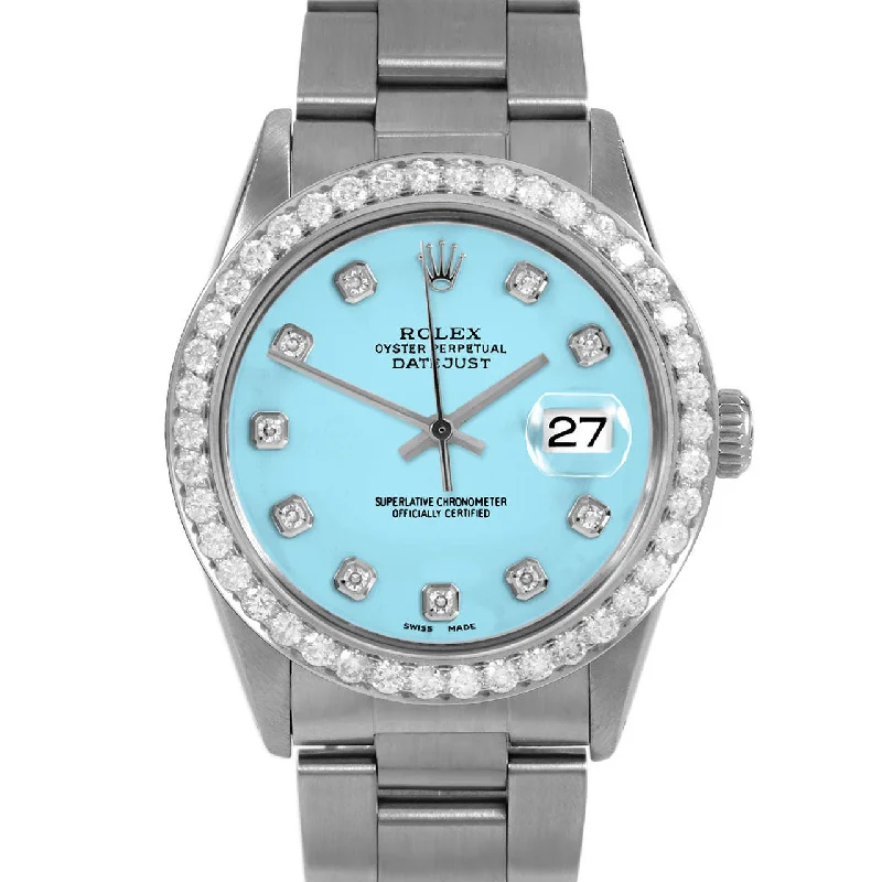 Rolex Datejust 36mm | 16014-TRQ-DIA-AM-25CT-OYS