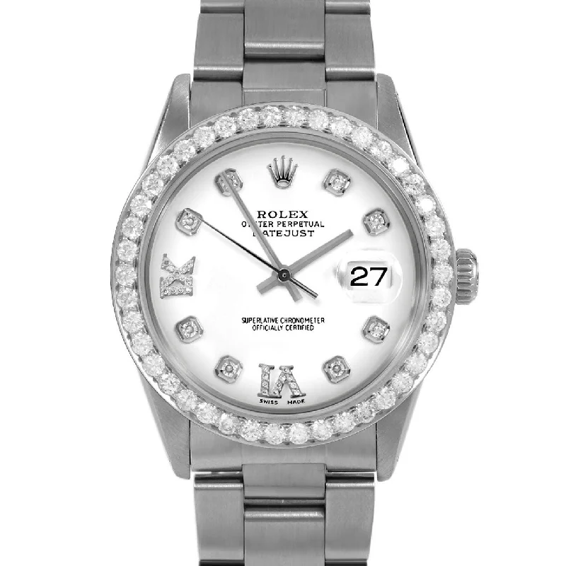 Rolex Datejust 36mm | 16014-WHT-8DR69-25CT-OYS