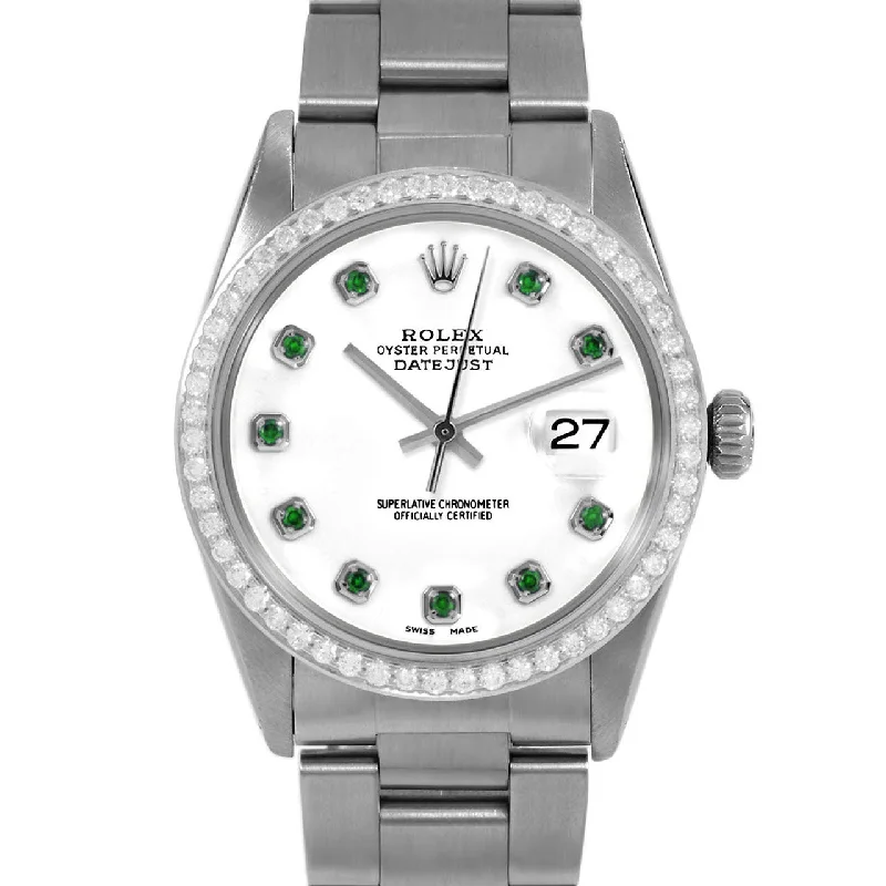 Rolex Datejust 36mm | 16014-WHT-EMD-AM-BDS-OYS