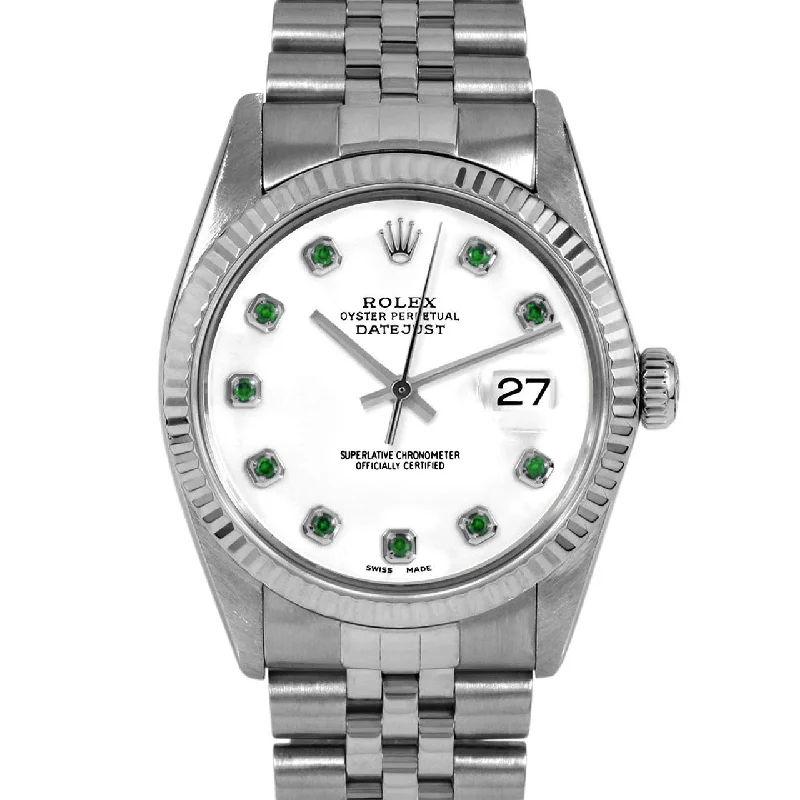 Rolex Datejust 36mm | 16014-WHT-EMD-AM-FLT-JBL