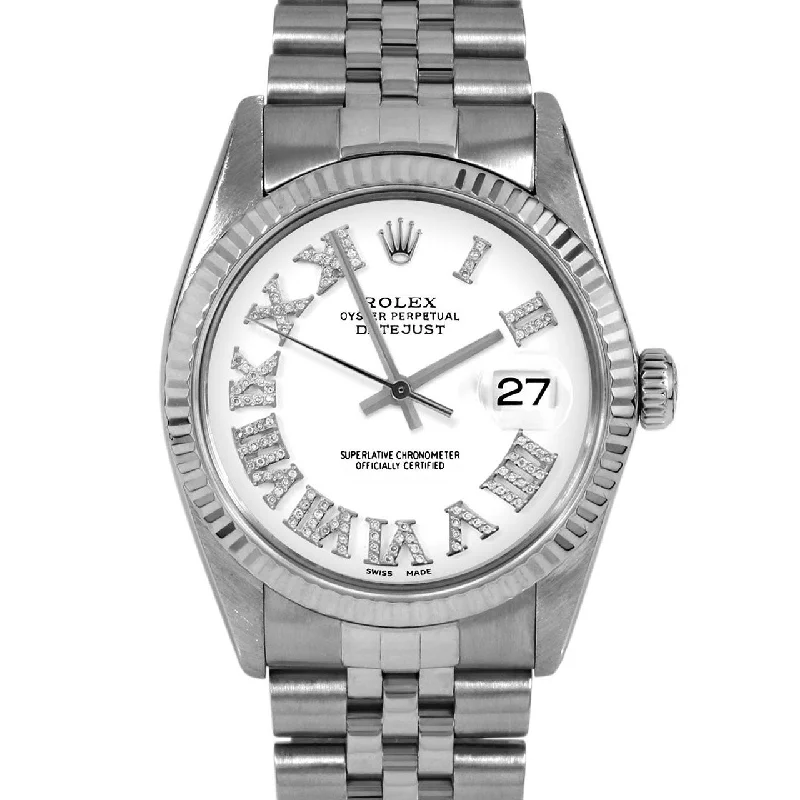 Rolex Datejust 36mm | 16014-WHT-FDR-FLT-JBL