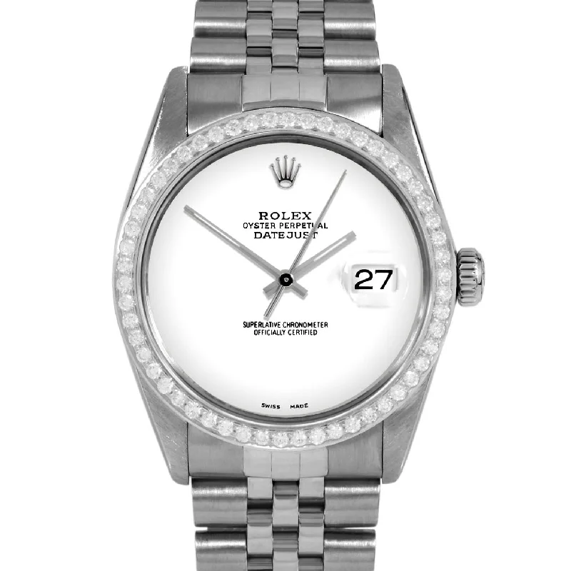 Rolex Datejust 36mm | 16014-WHT-NOHM-BDS-JBL