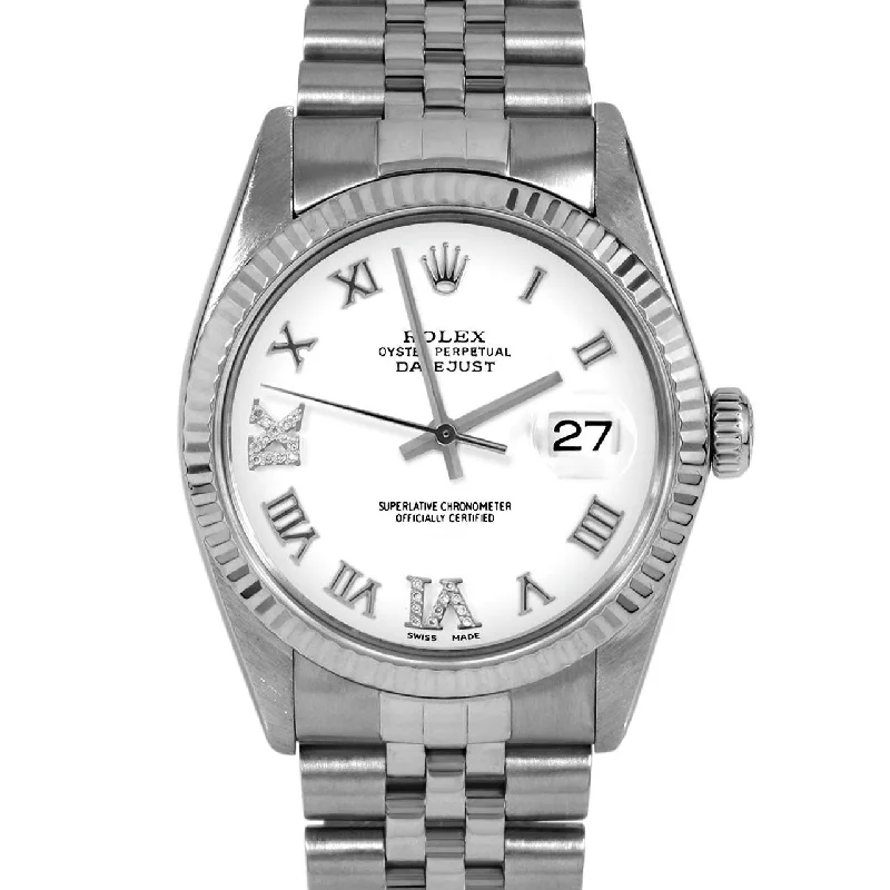 Rolex Datejust 36mm | 16014-WHT-RDR69-FLT-JBL