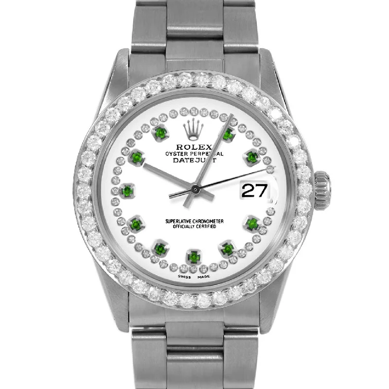 Rolex Datejust 36mm | 16014-WHT-STRE-25CT-OYS