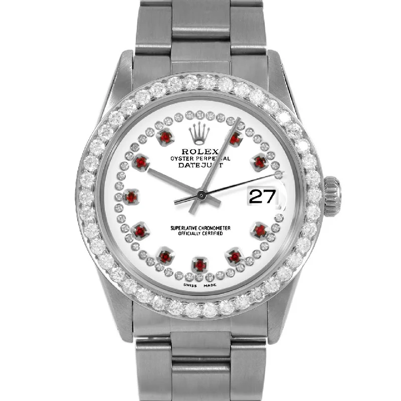 Rolex Datejust 36mm | 16014-WHT-STRR-25CT-OYS