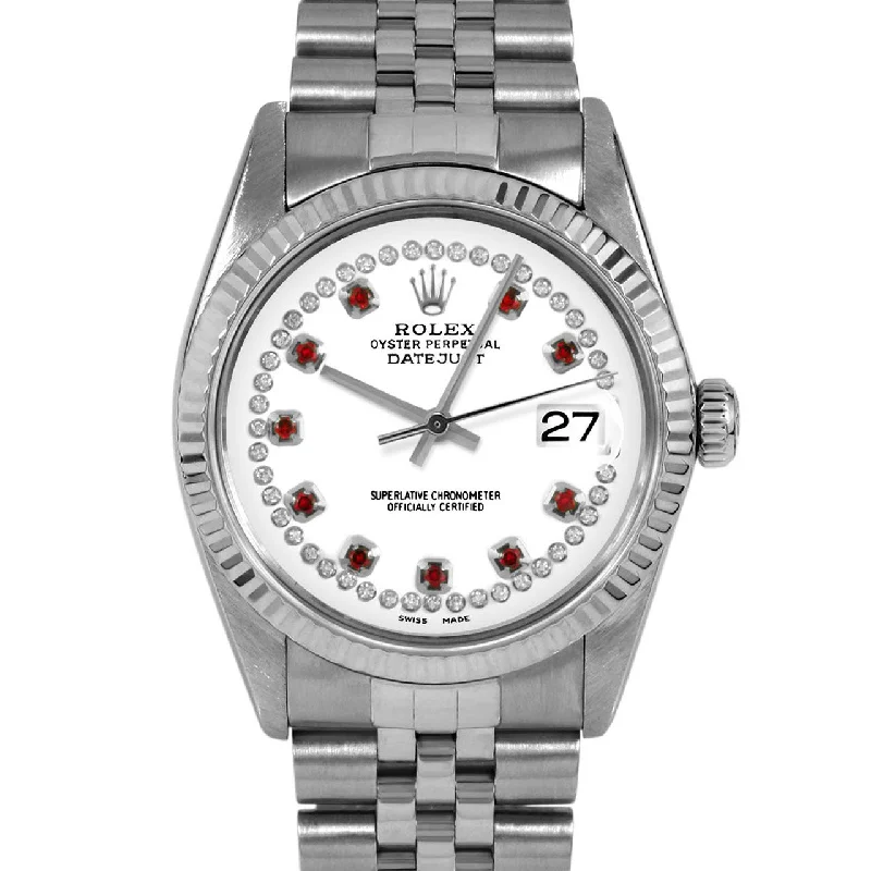 Rolex Datejust 36mm | 16014-WHT-STRR-FLT-JBL