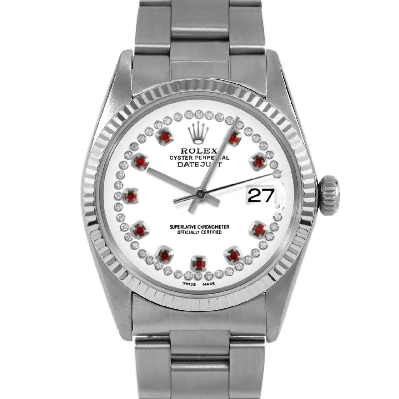 Rolex Datejust 36mm | 16014-WHT-STRR-FLT-OYS