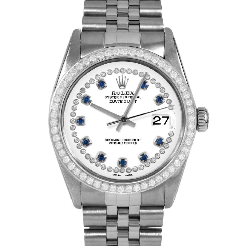 Rolex Datejust 36mm | 16014-WHT-STRS-BDS-JBL