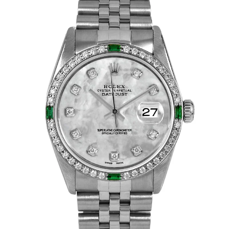 Rolex Datejust 36mm | 16014-WMOP-DIA-AM-4EMD-JBL