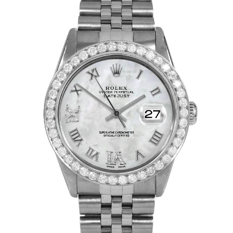 Rolex Datejust 36mm | 16014-WMOP-RDR69-25CT-JBL