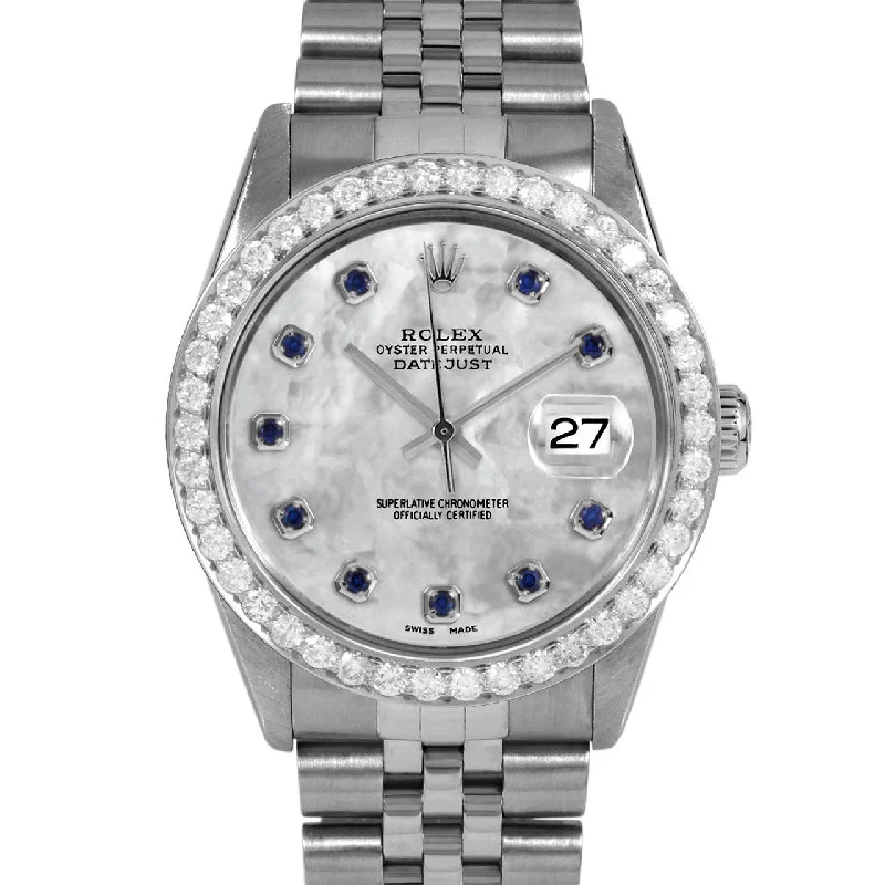 Rolex Datejust 36mm | 16014-WMOP-SPH-AM-25CT-JBL