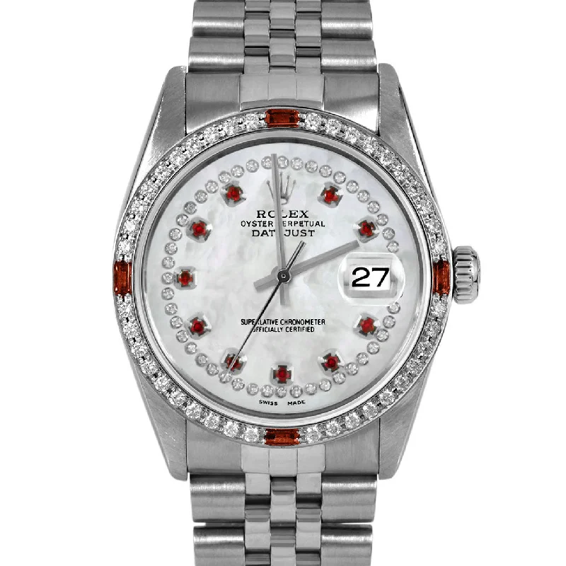 Rolex Datejust 36mm | 16014-WMOP-STRR-4RBY-JBL