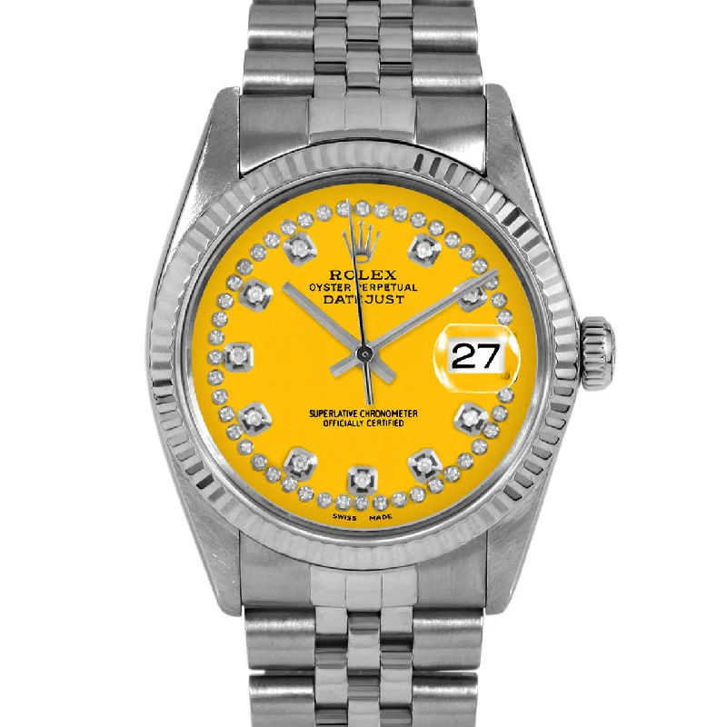 Rolex Datejust 36mm | 16014-YLW-STRD-FLT-JBL