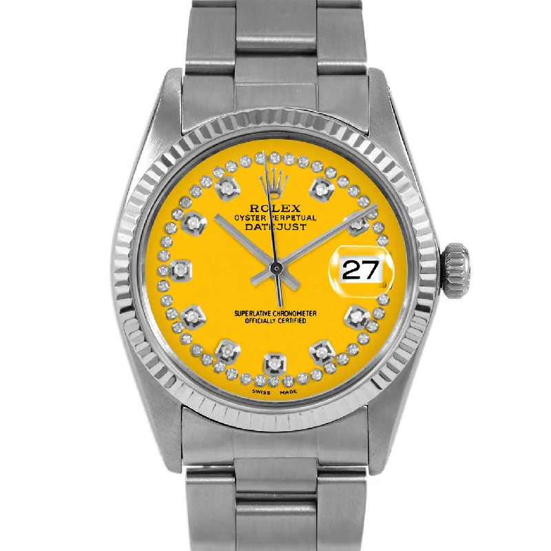 Rolex Datejust 36mm | 16014-YLW-STRD-FLT-OYS