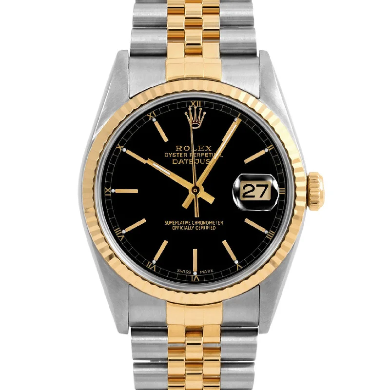 Rolex Datejust 36mm | 16233-BLK-STK-FLT-JBL