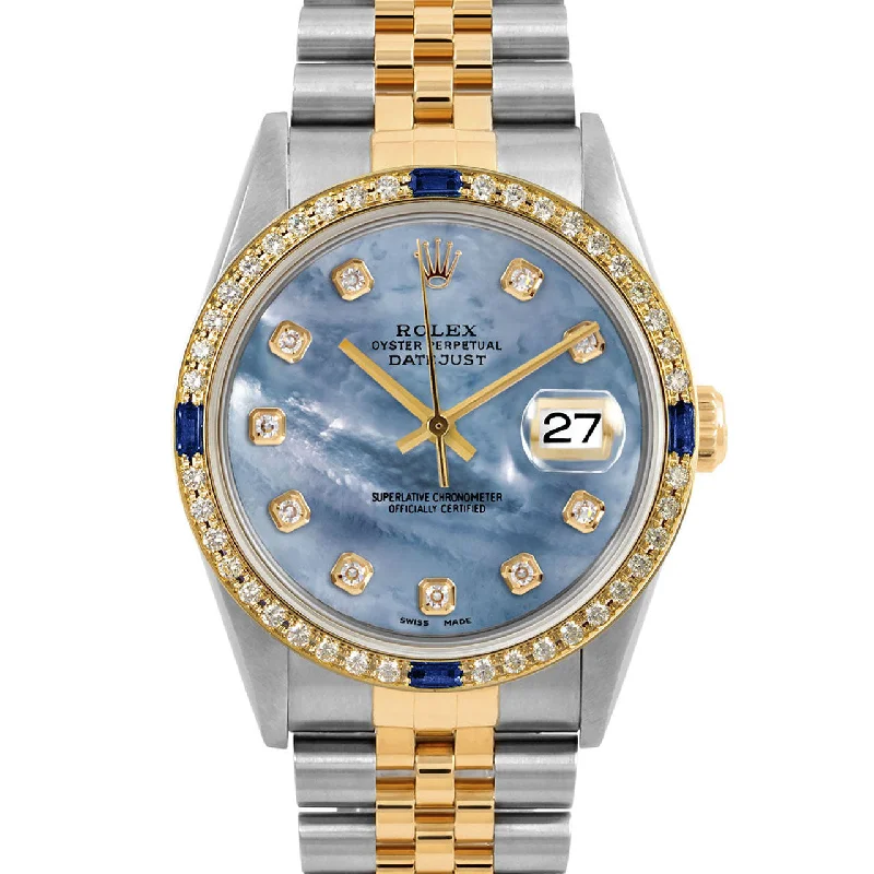 Rolex Datejust 36mm | 16233-BLMOP-DIA-AM-4SPH-JBL