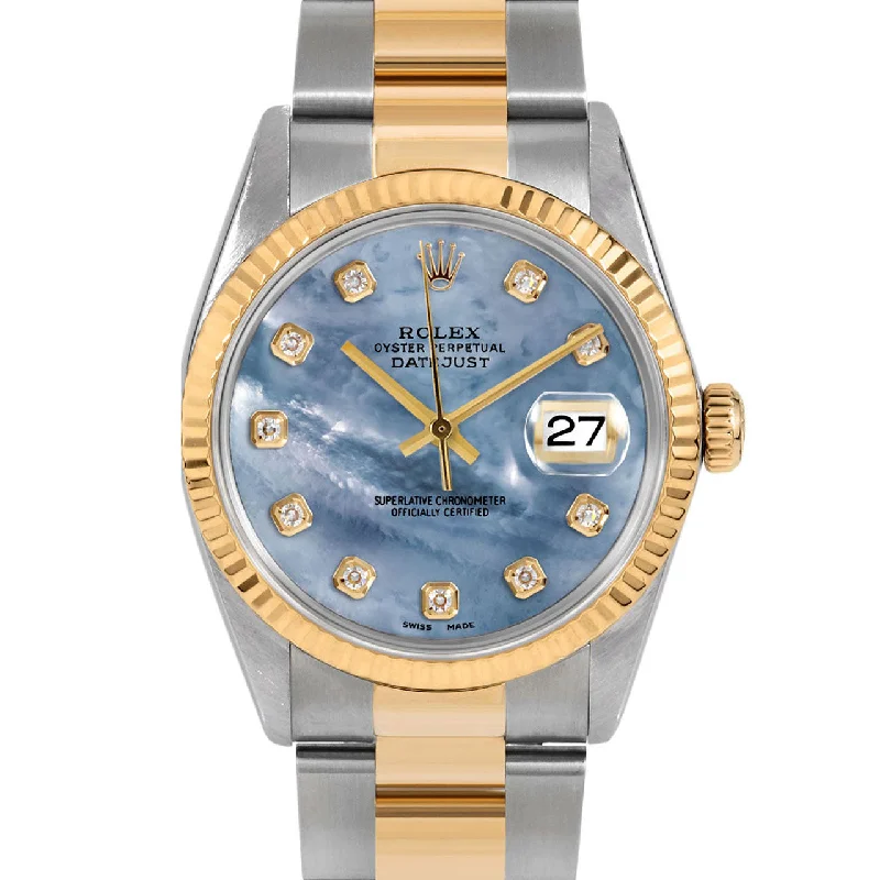 Rolex Datejust 36mm | 16233-BLMOP-DIA-AM-FLT-OYS