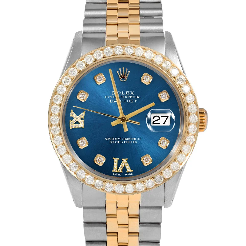 Rolex Datejust 36mm | 16233-BLU-8DR69-25CT-JBL