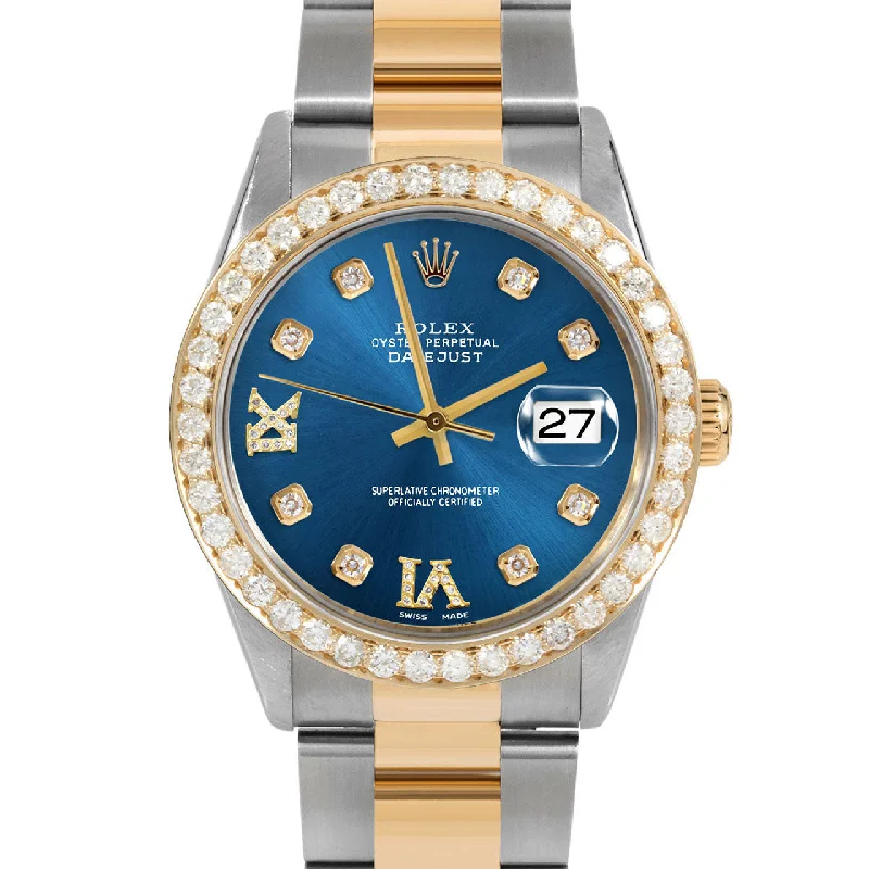 Rolex Datejust 36mm | 16233-BLU-8DR69-25CT-OYS