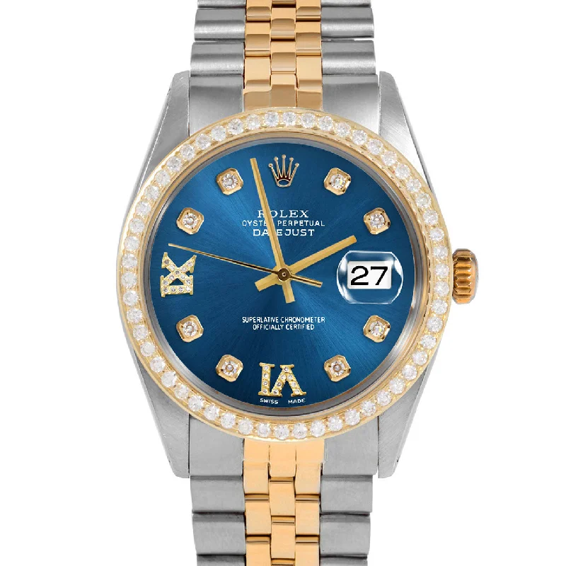 Rolex Datejust 36mm | 16233-BLU-8DR69-BDS-JBL