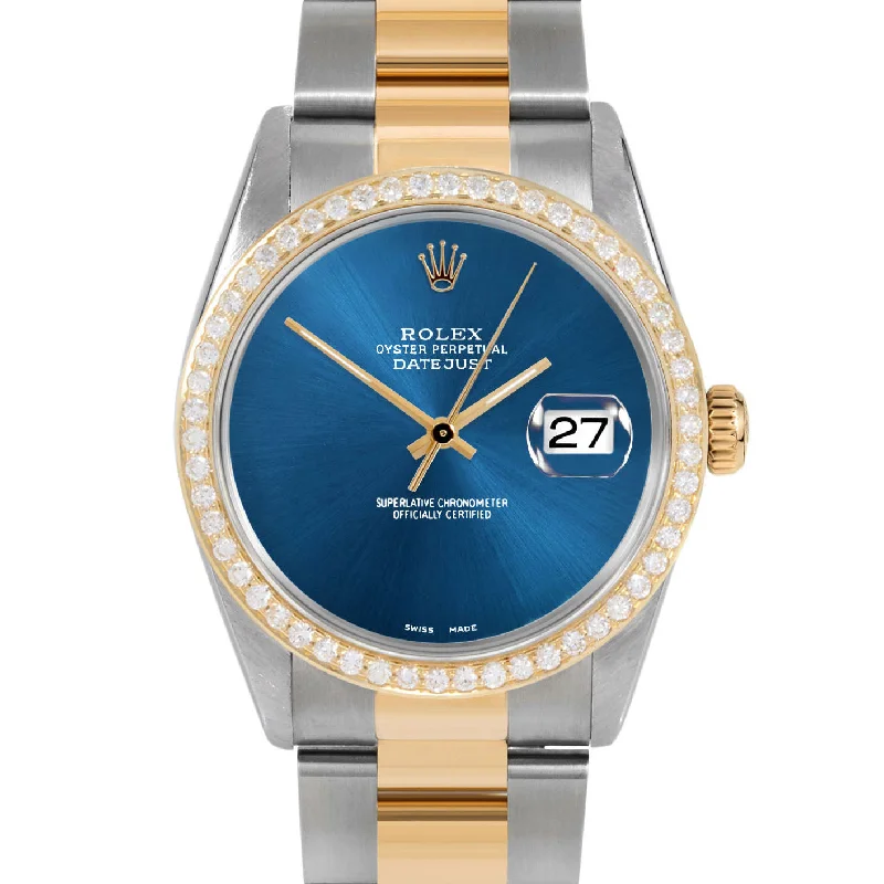 Rolex Datejust 36mm | 16233-BLU-NOHM-BDS-OYS