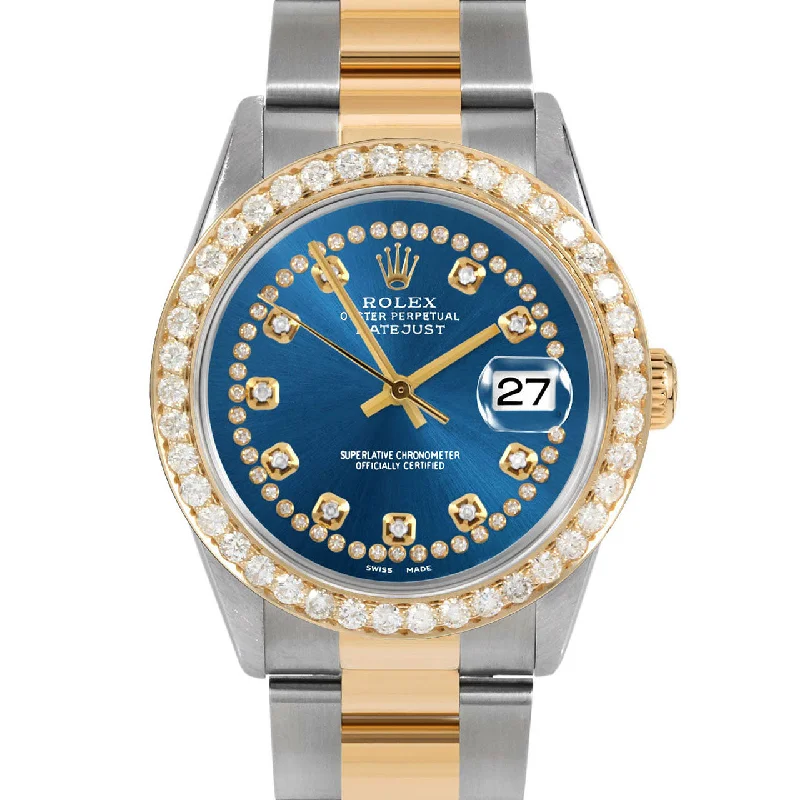 Rolex Datejust 36mm | 16233-BLU-STRD-25CT-OYS