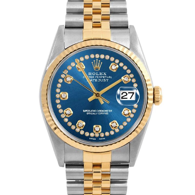 Rolex Datejust 36mm | 16233-BLU-STRD-FLT-JBL