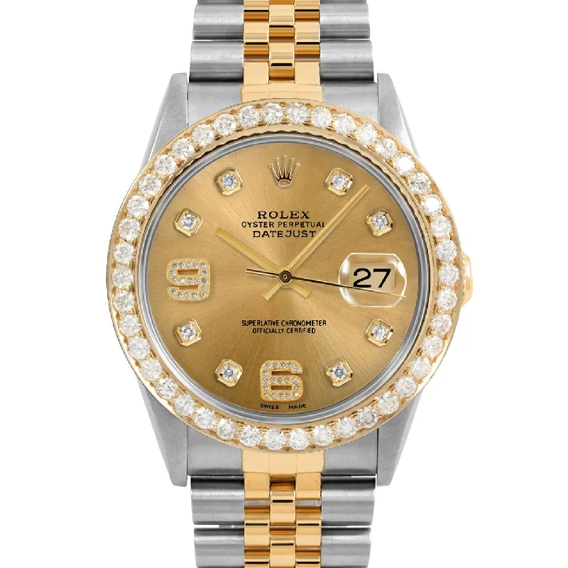 Rolex Datejust 36mm | 16233-CHM-8DA69-25CT-JBL