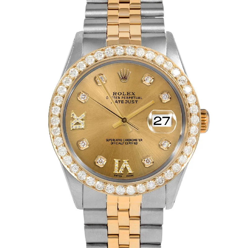 Rolex Datejust 36mm | 16233-CHM-8DR69-25CT-JBL