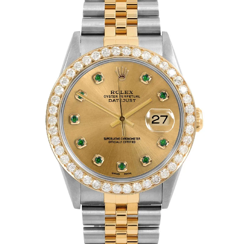 Rolex Datejust 36mm | 16233-CHM-EMD-AM-25CT-JBL