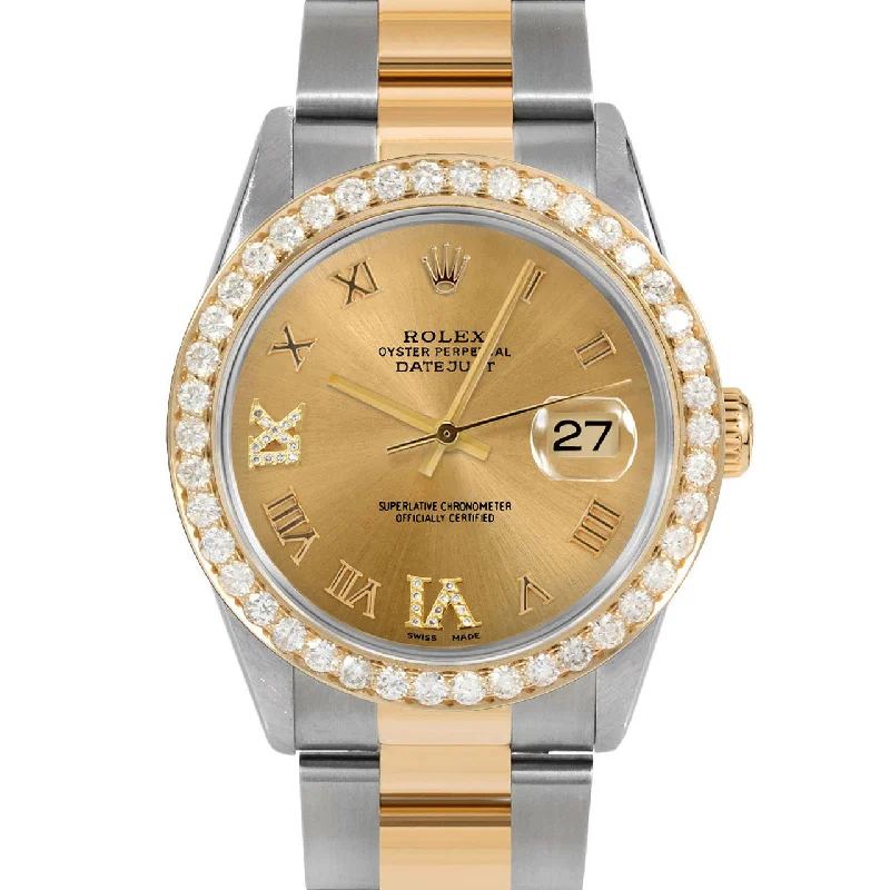 Rolex Datejust 36mm | 16233-CHM-RDR69-25CT-OYS