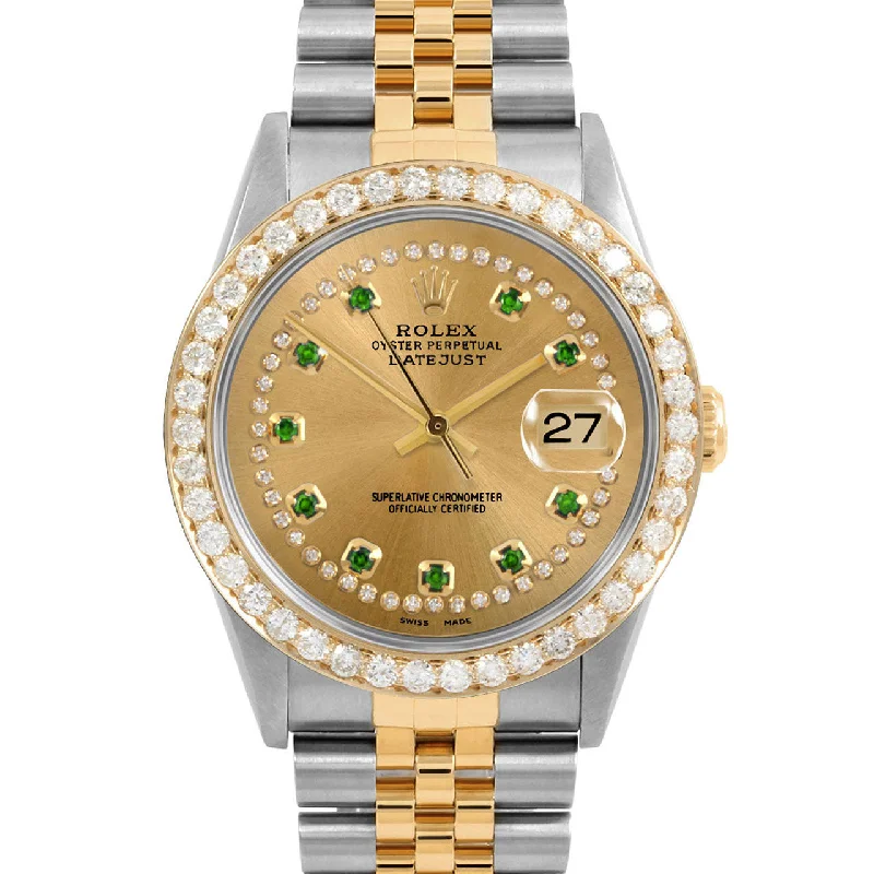 Rolex Datejust 36mm | 16233-CHM-STRE-25CT-JBL