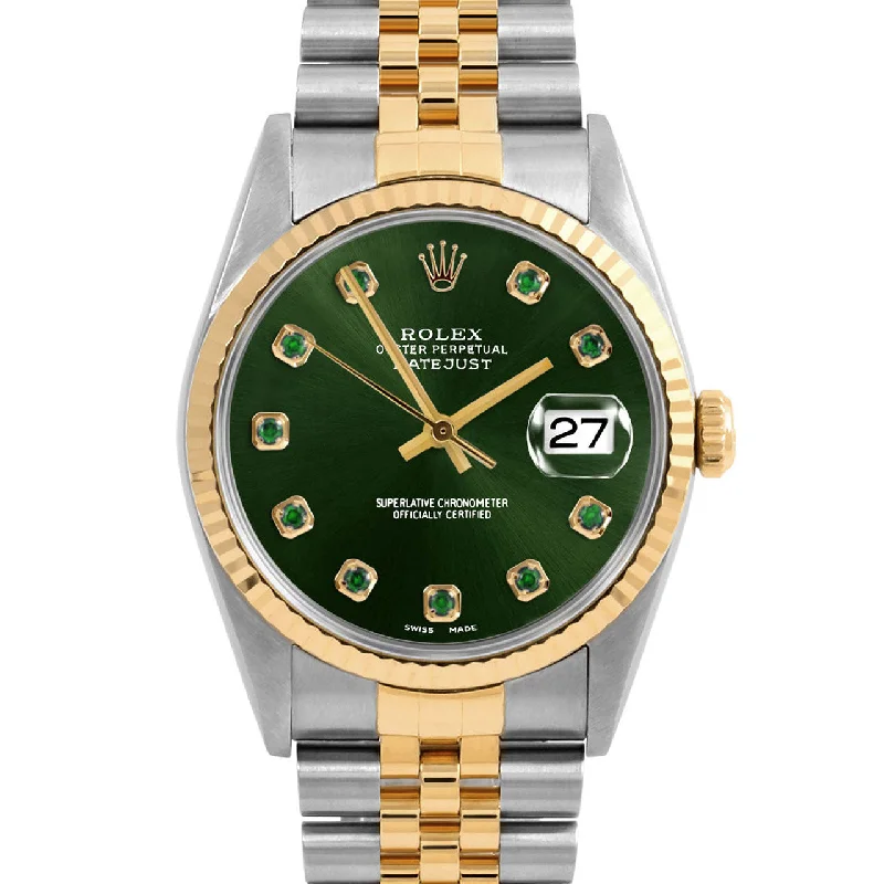 Rolex Datejust 36mm | 16233-GRN-EMD-AM-FLT-JBL