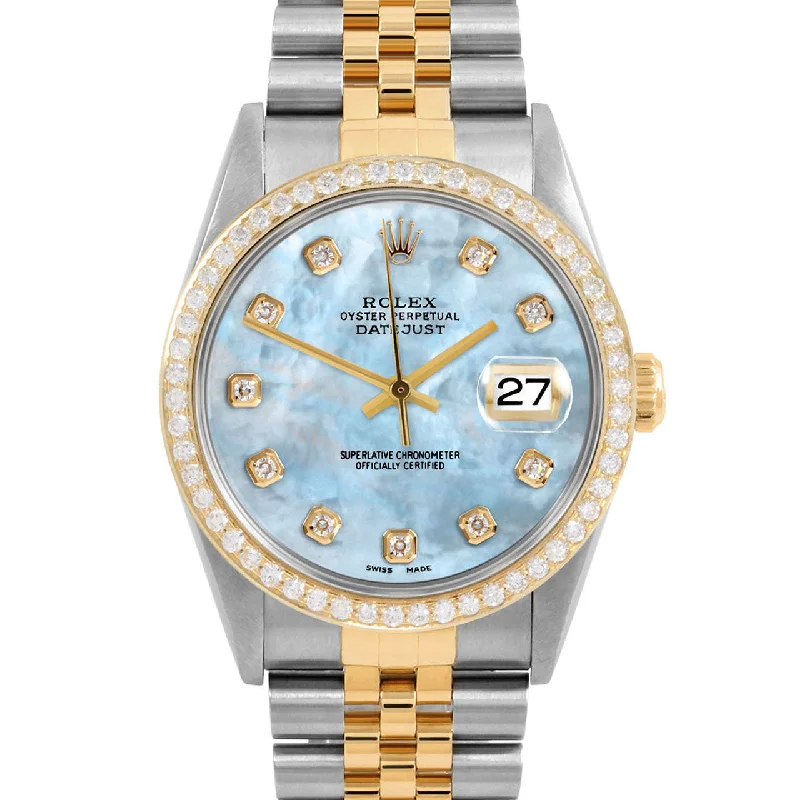 Rolex Datejust 36mm | 16233-LBMOP-DIA-AM-BDS-JBL