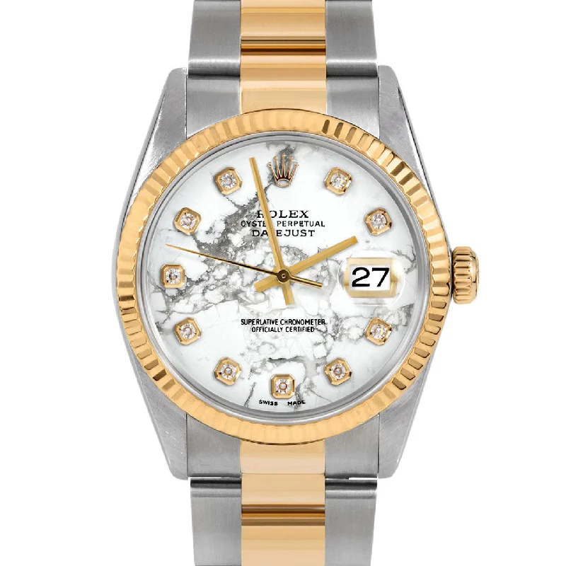 Rolex Datejust 36mm | 16233-MRB-DIA-AM-FLT-OYS