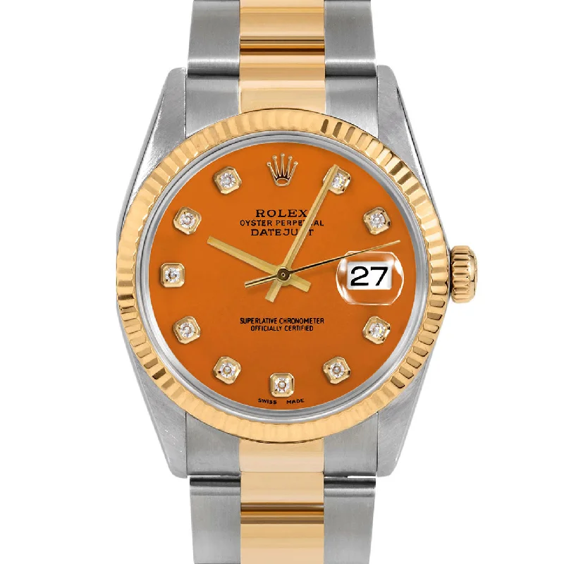 Rolex Datejust 36mm | 16233-ORN-DIA-AM-FLT-OYS