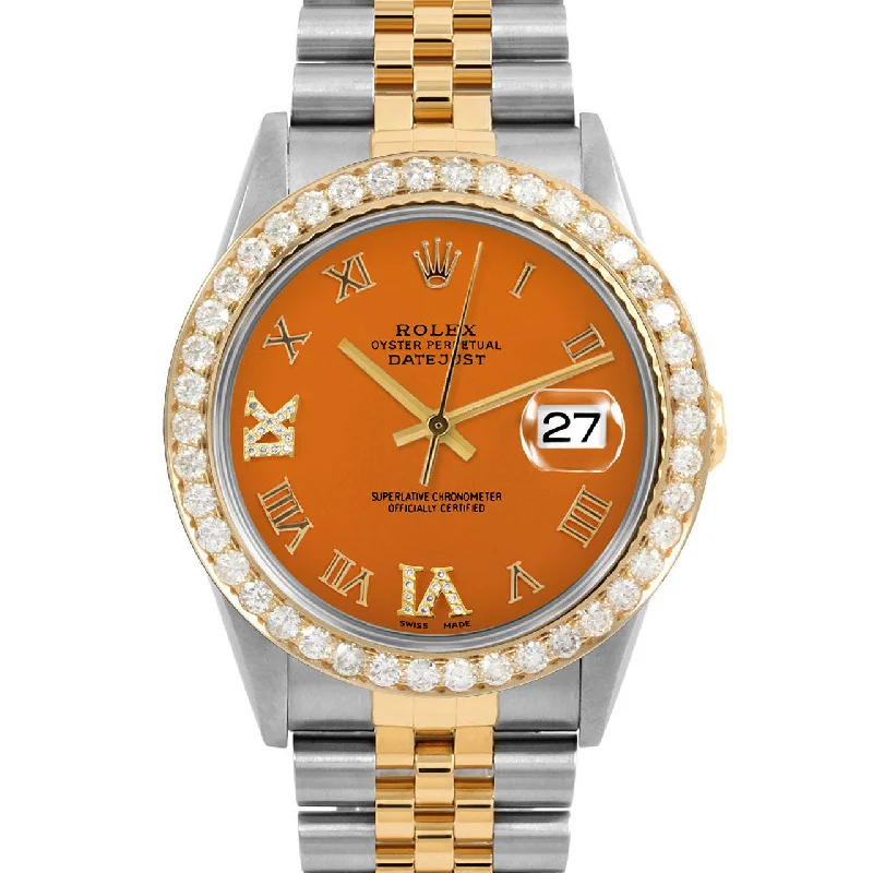 Rolex Datejust 36mm | 16233-ORN-RDR69-25CT-JBL