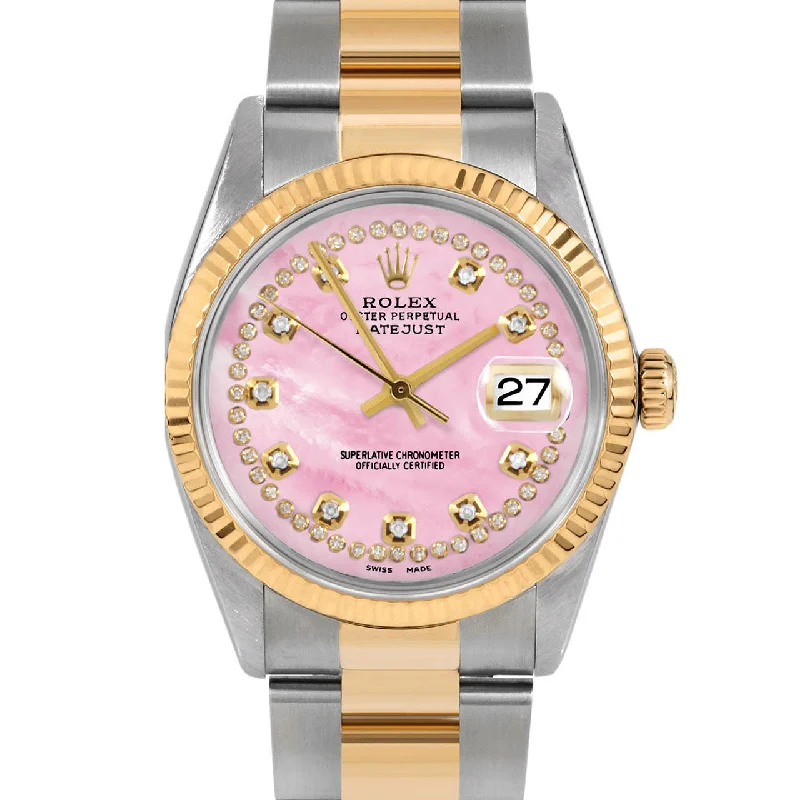 Rolex Datejust 36mm | 16233-PMOP-STRD-FLT-OYS