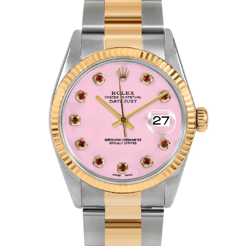 Rolex Datejust 36mm | 16233-PNK-RBY-AM-FLT-OYS