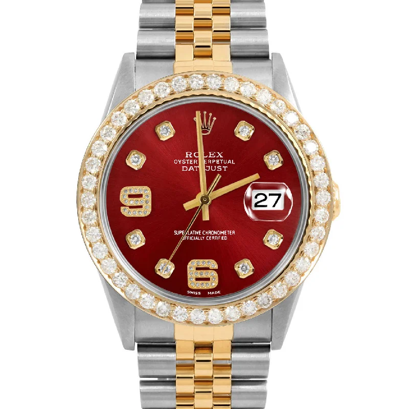 Rolex Datejust 36mm | 16233-RED-8DA69-25CT-JBL