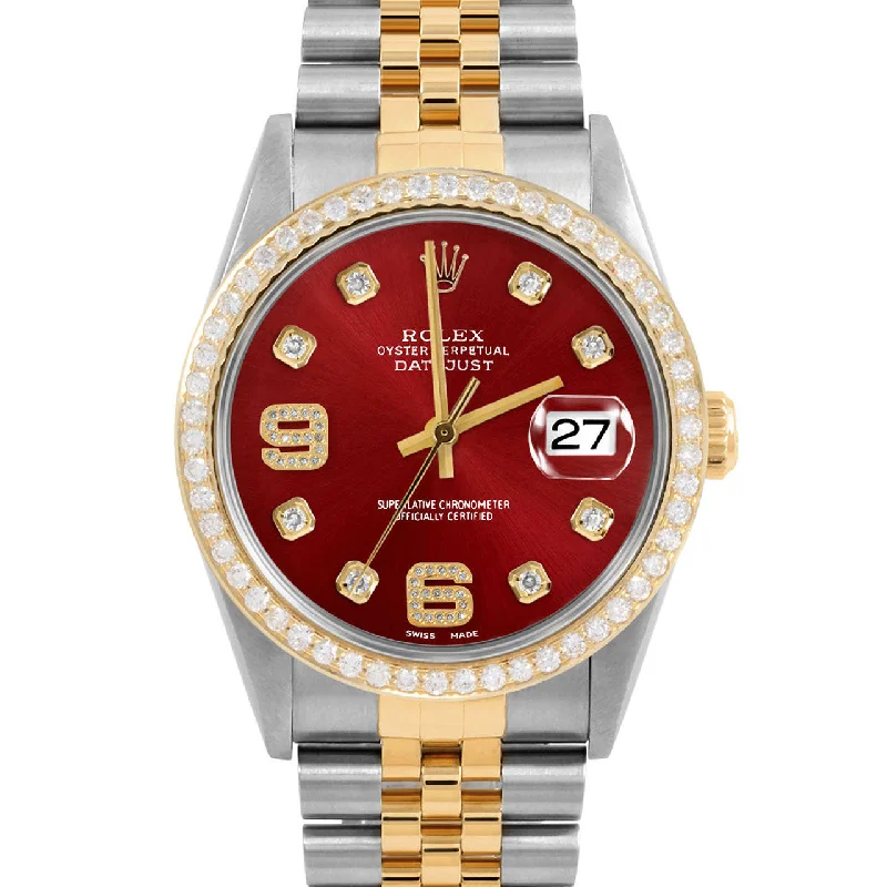 Rolex Datejust 36mm | 16233-RED-8DA69-BDS-JBL