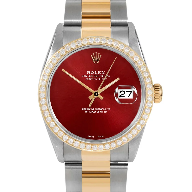 Rolex Datejust 36mm | 16233-RED-NOHM-BDS-OYS