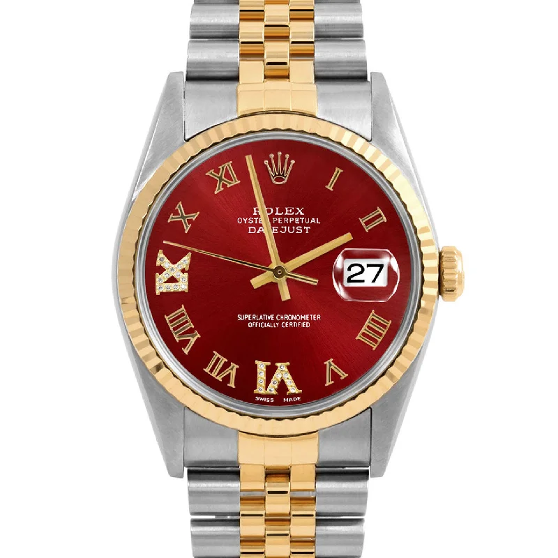 Rolex Datejust 36mm | 16233-RED-RDR69-FLT-JBL