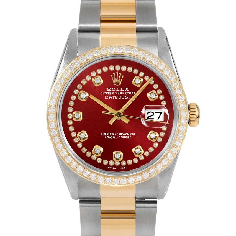 Rolex Datejust 36mm | 16233-RED-STRD-BDS-OYS