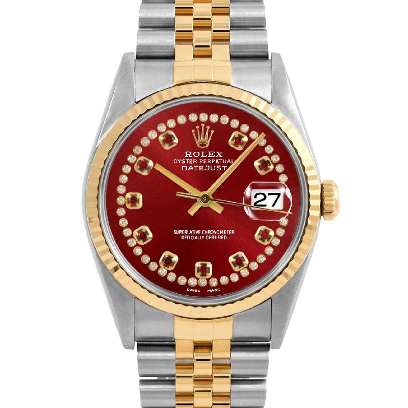 Rolex Datejust 36mm | 16233-RED-STRR-FLT-JBL