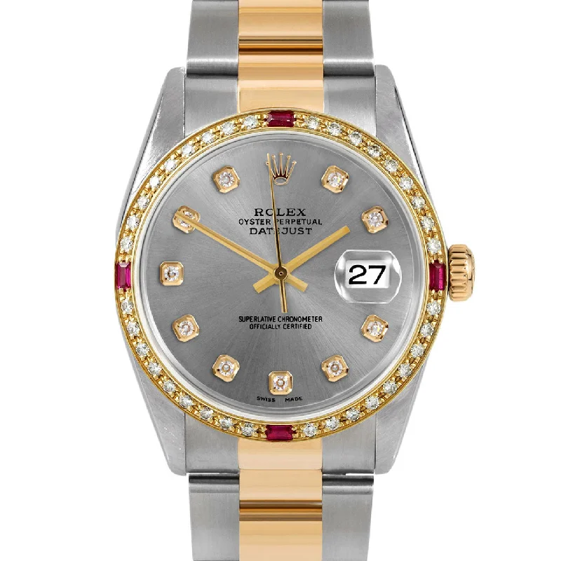 Rolex Datejust 36mm | 16233-SLT-DIA-AM-4RBY-OYS