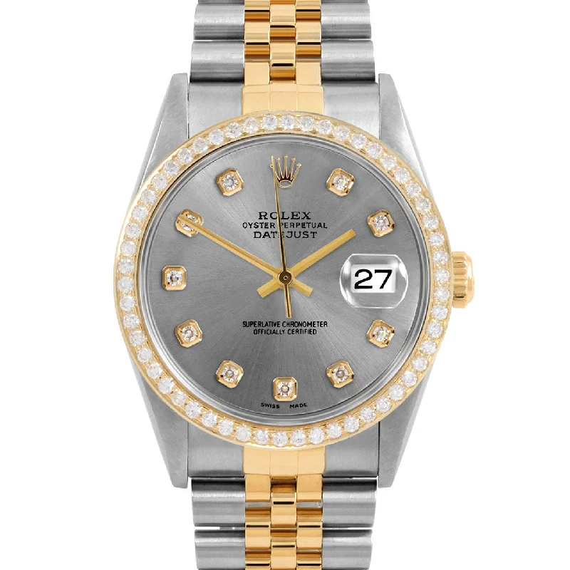 Rolex Datejust 36mm | 16233-SLT-DIA-AM-BDS-JBL