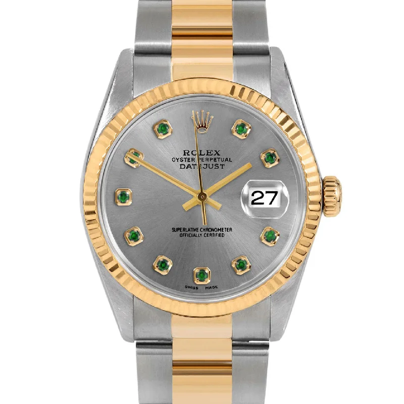 Rolex Datejust 36mm | 16233-SLT-EMD-AM-FLT-OYS