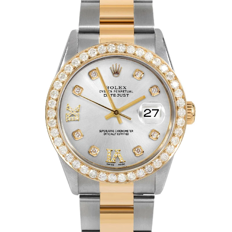 Rolex Datejust 36mm | 16233-SLV-8DR69-25CT-OYS