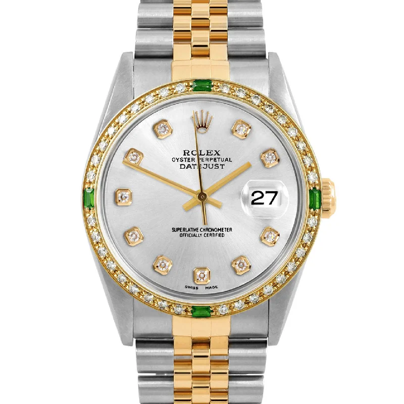 Rolex Datejust 36mm | 16233-SLV-DIA-AM-4EMD-JBL